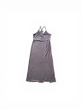 Olivia Rae Chocolate Brown Sleeveless V-Neck Maxi Dress